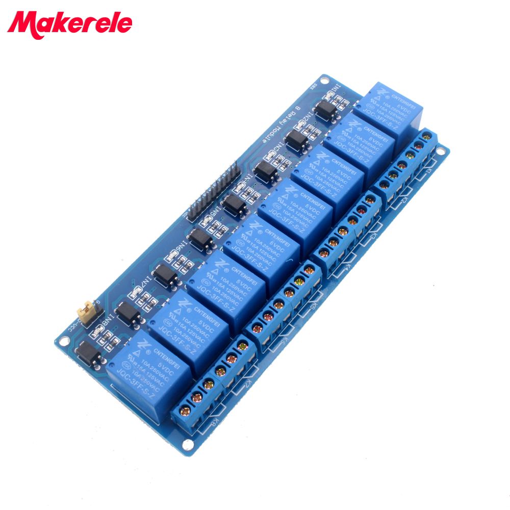 8 channel 8-channel relay control panel PLC relay 5V module for hot ...